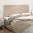 vidaXL műbőr fejtámla cappuccino színben 180x5x118/128 cm