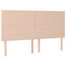 vidaXL műbőr fejtámla Cappuccino színben 200 x 5 x 118/128 cm