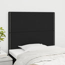 vidaXL fekete szövet fejtámla 90x5x118/128 cm