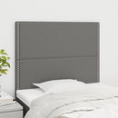 vidaXL sötétszürke szövet fejtámla 100 x 5 x 118/128 cm