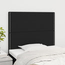 vidaXL fekete szövet fejtámla 100 x 5 x 118/128 cm