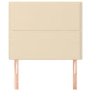 vidaXL krémszínű szövet fejtámla 100 x 5 x 118/128 cm