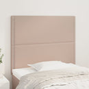 vidaXL műbőr fejtámla cappuccino színben 90x5x118/128 cm