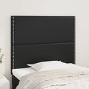 vidaXL fekete műbőr fejtámla 100 x 5 x 118/128 cm