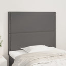 vidaXL szürke műbőr fejtámla 100x5x118/128 cm