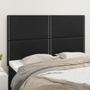 vidaXL fekete műbőr fejtámla 144x5x118/128 cm