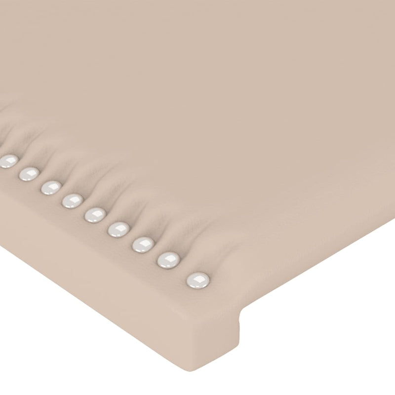 vidaXL 4 db cappuccino színű műbőr fejtámla 72 x 5 x 78/88 cm