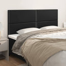 vidaXL fekete műbőr fejtámla 180x5x118/128 cm