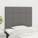 vidaXL sötétszürke szövet fejtámla 80x5x118/128 cm