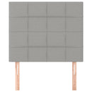 vidaXL világosszürke szövet fejtámla 100 x 5 x 118/128 cm