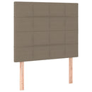 vidaXL bézs színű szövet fejtámla 100 x 5 x 118/128 cm