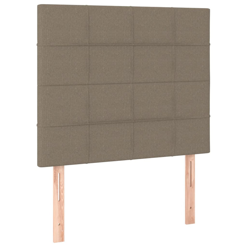 vidaXL 2 db tópszínű szövet fejtámla 100x5x78/88 cm