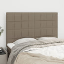 vidaXL szürke szövet fejtámla 144x5x118/128 cm