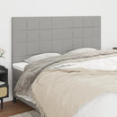 vidaXL világosszürke szövet fejtámla 180x5x118/128 cm