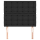 vidaXL 2 db fekete műbőr fejtámla 80 x 5 x 78/88 cm