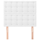 vidaXL fehér műbőr fejtámla 80x5x118/128 cm