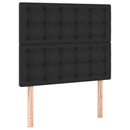 vidaXL 2 db fekete műbőr fejtámla 90x5x78/88 cm