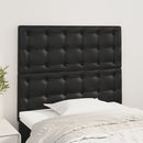 vidaXL fekete műbőr fejtámla 100 x 5 x 118/128 cm