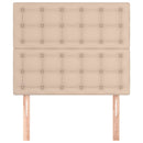 vidaXL műbőr fejtámla Cappuccino 100x5x118/128 cm