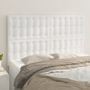 vidaXL fehér műbőr fejtámla 144x5x118/128 cm