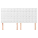 vidaXL fehér műbőr fejtámla 160x5x118/128 cm