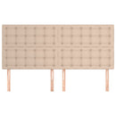 vidaXL műbőr fejtámla cappuccino színben 160x5x118/128 cm