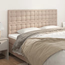 vidaXL műbőr fejtámla cappuccino színben 160x5x118/128 cm