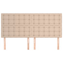 vidaXL műbőr fejtámla Cappuccino színben 200 x 5 x 118/128 cm