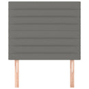 vidaXL 2 db sötétszürke szövet fejtámla 80 x 5 x 78/88 cm