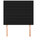 vidaXL fekete szövet fejtámla 80x5x118/128 cm
