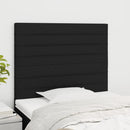 vidaXL fekete szövet fejtámla 80x5x118/128 cm