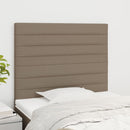 vidaXL bézs színű szövet fejtámla 80x5x118/128 cm