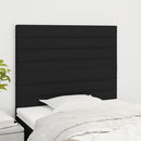 vidaXL fekete szövet fejtámla 90x5x118/128 cm