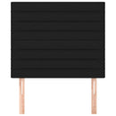 vidaXL 2 db fekete szövet fejtámla 100x5x78/88 cm