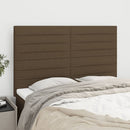 vidaXL sötétbarna szövet fejtámla 144x5x118/128 cm