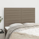 vidaXL szürke szövet fejtámla 144x5x118/128 cm