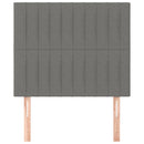 vidaXL 2 db sötétszürke szövet fejtámla 80 x 5 x 78/88 cm