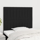 vidaXL fekete szövet fejtámla 80x5x118/128 cm