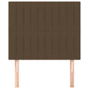 vidaXL sötétbarna szövet fejtámla 80x5x118/128 cm