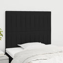 vidaXL fekete szövet fejtámla 90x5x118/128 cm