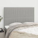 vidaXL világosszürke szövet fejtámla 144x5x118/128 cm