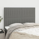 vidaXL sötétszürke szövet fejtámla 144x5x118/128 cm