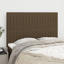 vidaXL sötétbarna szövet fejtámla 144x5x118/128 cm