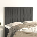vidaXL sötétszürke bársony fejtámla 144x5x118/128 cm