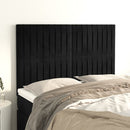 vidaXL 4 db fekete bársony fejtámla 72 x 5 x 78/88 cm