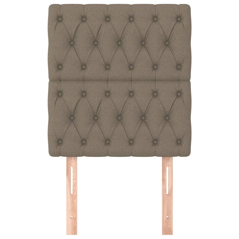 vidaXL 2 db tópszínű szövet fejtámla 80x7x78/88 cm