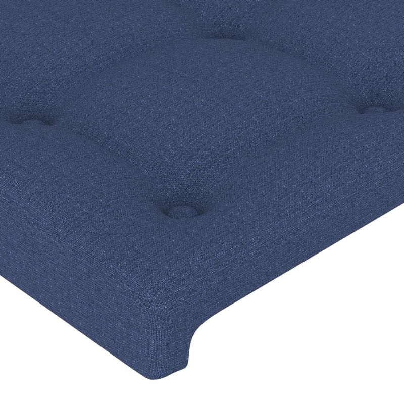 vidaXL 4 db kék szövet fejtámla 100x5x78/88 cm