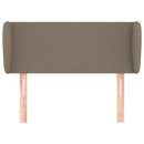 vidaXL tópszínű szövet fejtámla 83x23x78/88 cm