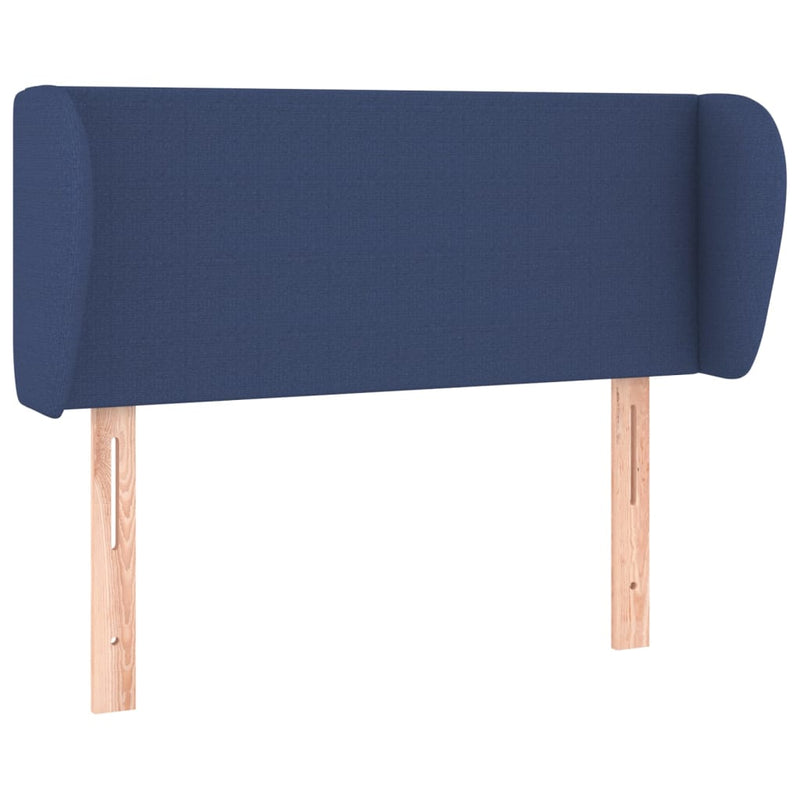 vidaXL kék szövet fejtámla 83x23x78/88 cm