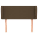 vidaXL sötétbarna szövet fejtámla 93x23x78/88 cm